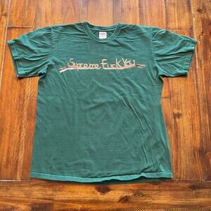 Supreme Shirt Mens Medium F You Branch Graphic Tee Made USA Skate Streetwear